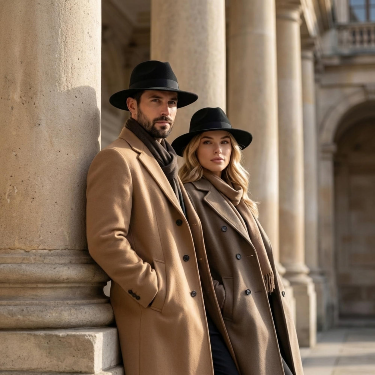 Felt Fedora Hat for Men Women, Vintage 1920s Gangster Style, Dress Hat