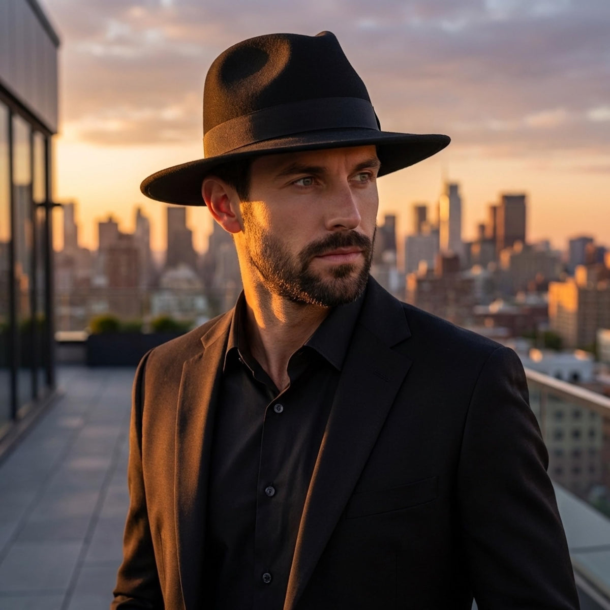 Felt Fedora Hat for Men Women, Vintage 1920s Gangster Style, Dress Hat