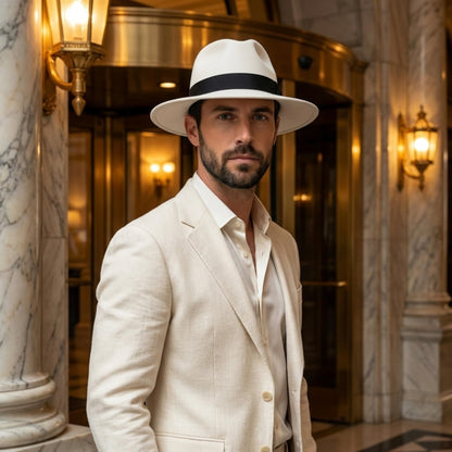 Felt Fedora Hat for Men Women, Vintage 1920s Gangster Style, Dress Hat