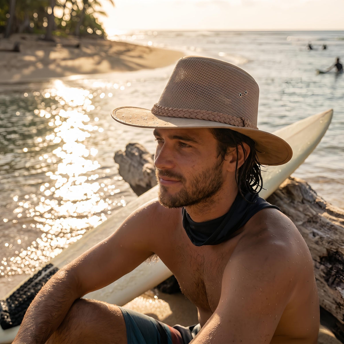 Mesh Safari Hat for Men, Aussie Hats, Outback Soaker Hats