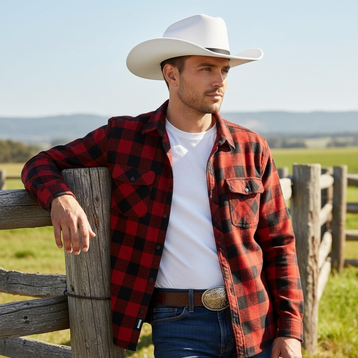 Maixora Western Cowboy Hat Men Women 3 Interchangeable Bands Wide Brim Felt Cattleman Cowboy Cowgirl Fedora Sheriff Costume